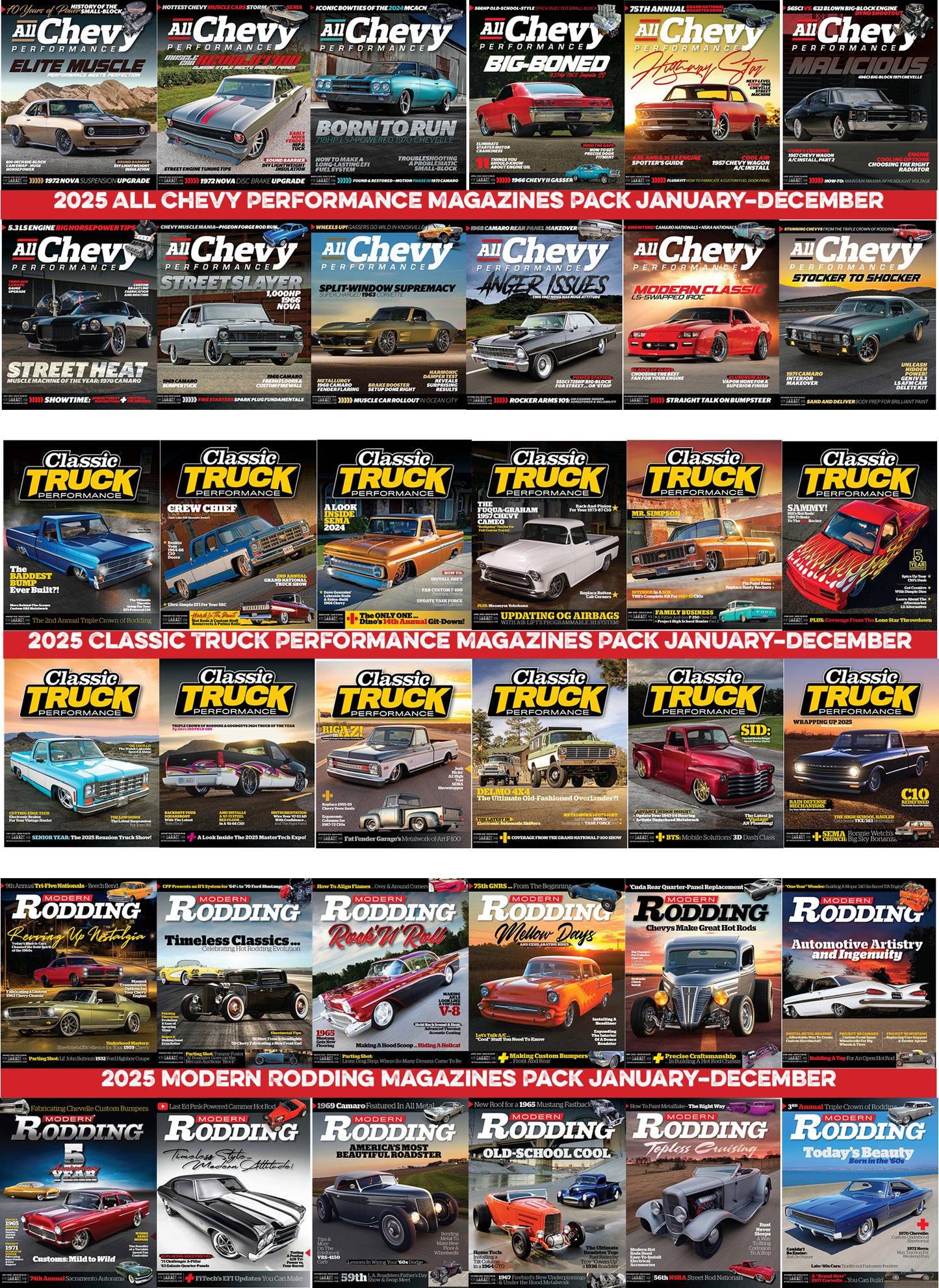 2025 January-December Magazine Issues Pack